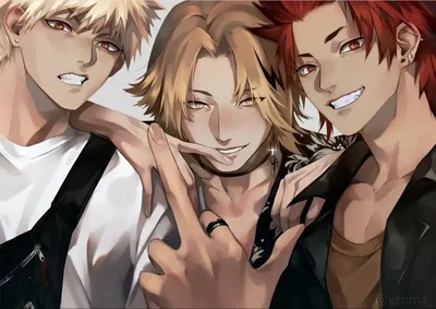 Bakugo, Kirishima, & Kaminari