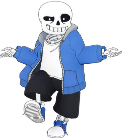 Sans and user go out for a drink 