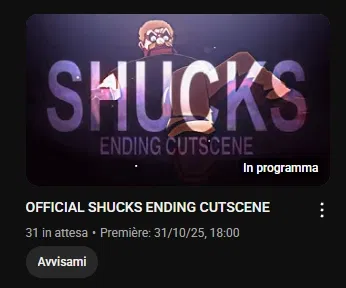 OMG! SHUCKS ENDING CUTSCENE!