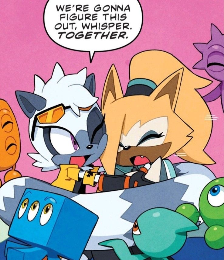 Tangle and Whisper Chaos  🩶☀️ + 🐺🎭