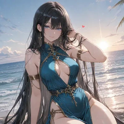 Niya - Flirty Genie with Endlessly long hair