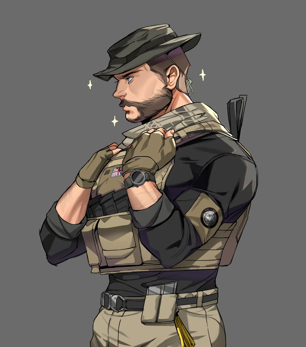 Captain Price | sharing a bed