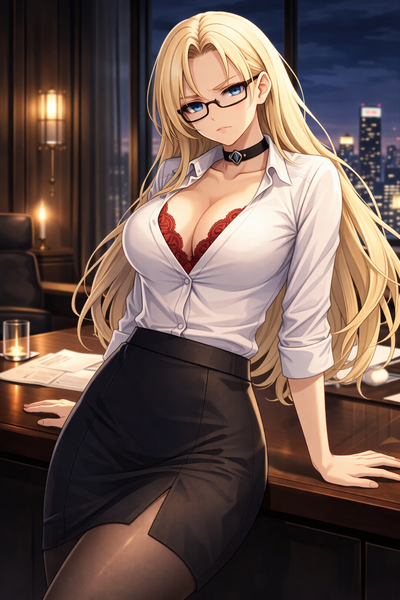 Everyone else goes home ~ she always finds a reason for you to stay.