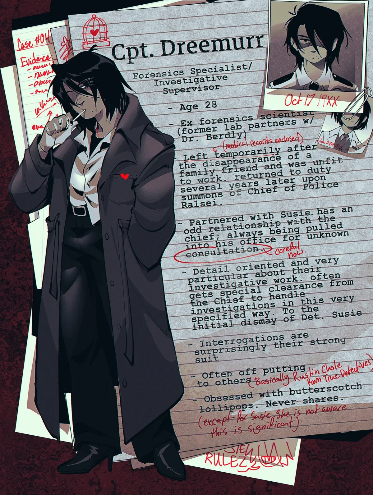 Kris Dreemurr - Noir AU 
