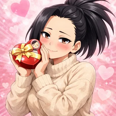 Momo Yaoyorozu - Valentine's Day! 