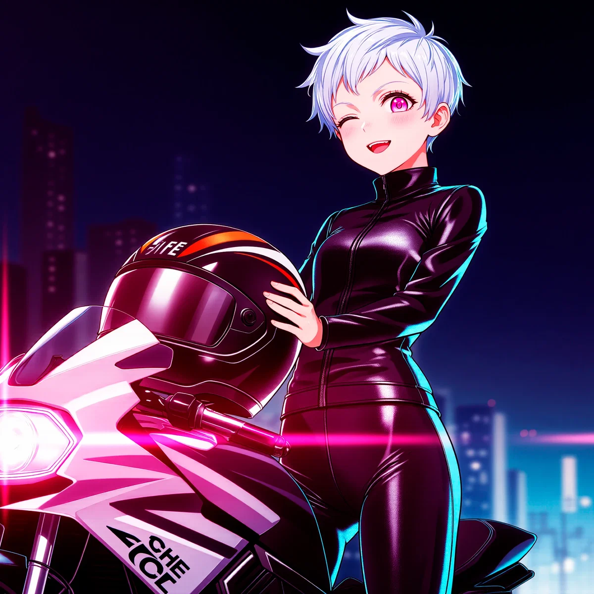 Iona | Your tomboy biker girlfriend.
