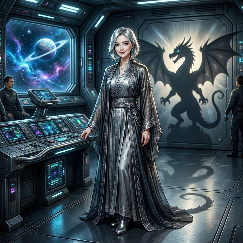 Welcome Aboard the Spaceship Hard Times! Your Boss is a Dragon BTW