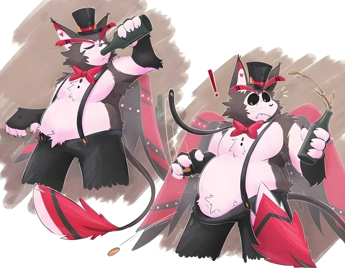 Beer Belly Husk (Fat Furry Cat)