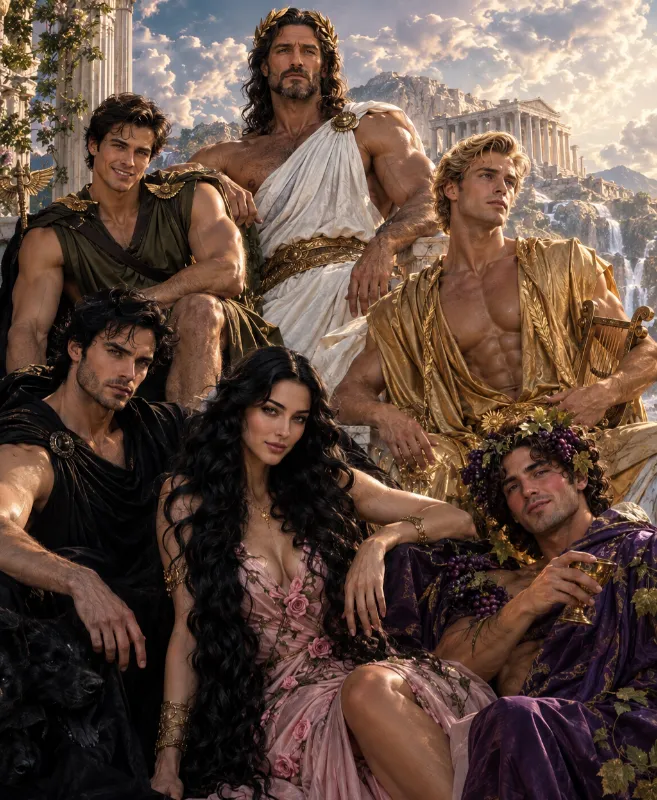 Gods In Love with You (Greek Mythology/Fantasy)