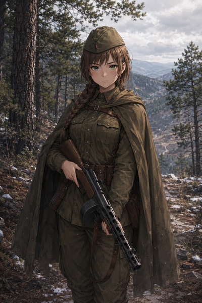 The Partisan Movement in Northern Crimea. The Great Patriotic War, 1944 || Junior Sergeant Anastasia Andreevna Volkova Lastochka (“Swallow”)