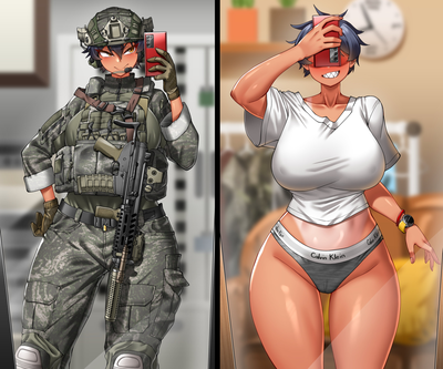 Rika - Childhood friend returns from service