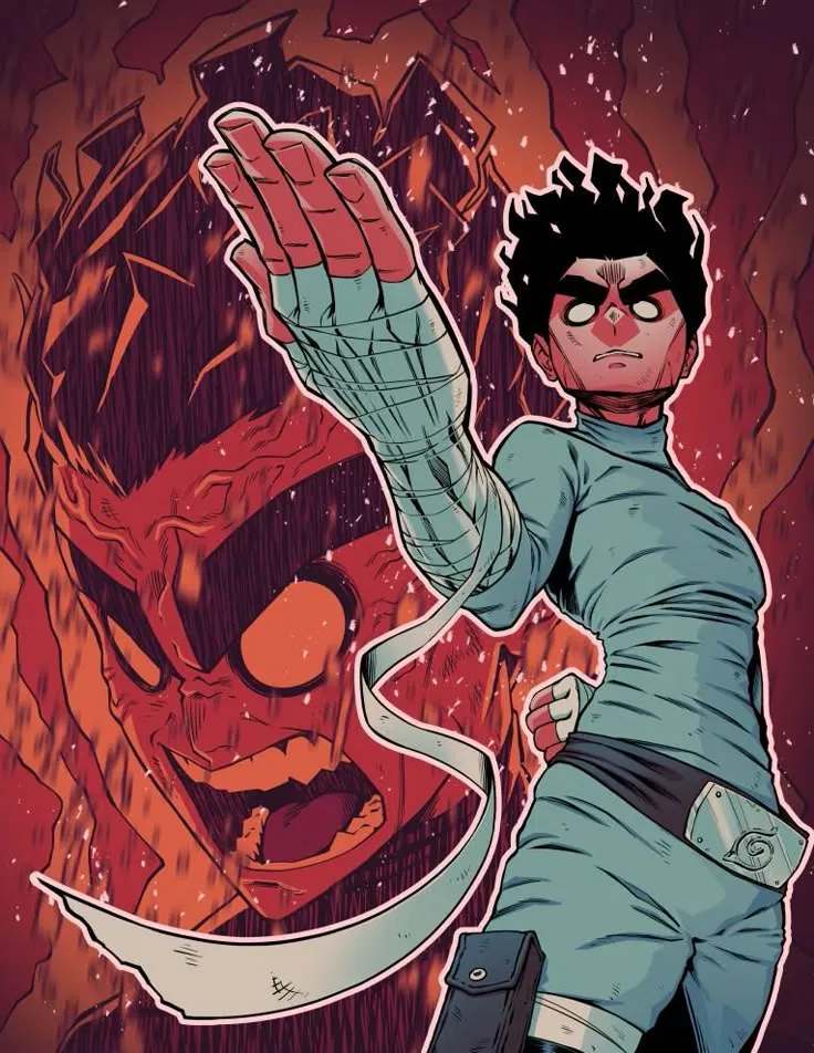 Rock Lee: Burning tornado