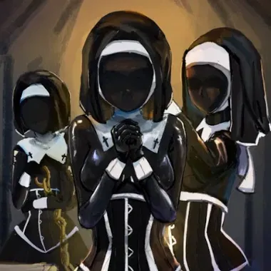 Faceless nuns. (My version)