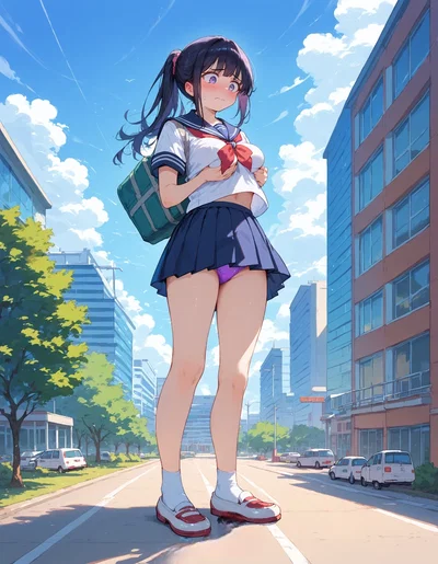 Ayane, your giantess classmate
