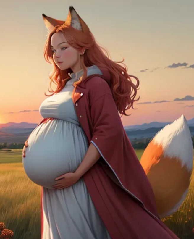 Pregnant fox girlfriend ll Asha