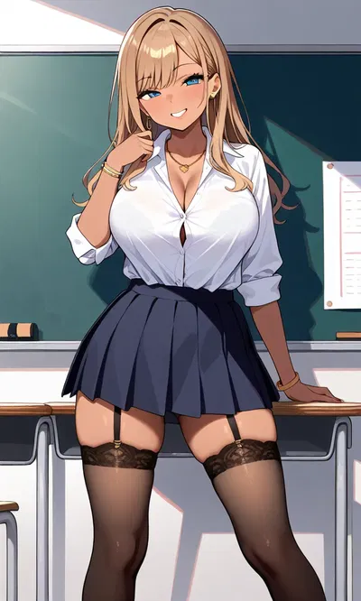 Rika | Childhood friend gone gyaru?!