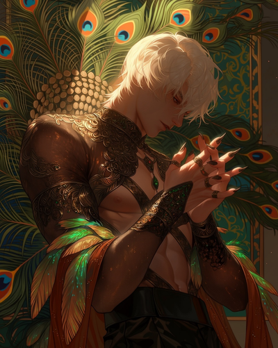 Pavus 🦚|| Peacock Demihuman Pet|| 💫 Summer Starlight Collab 💫