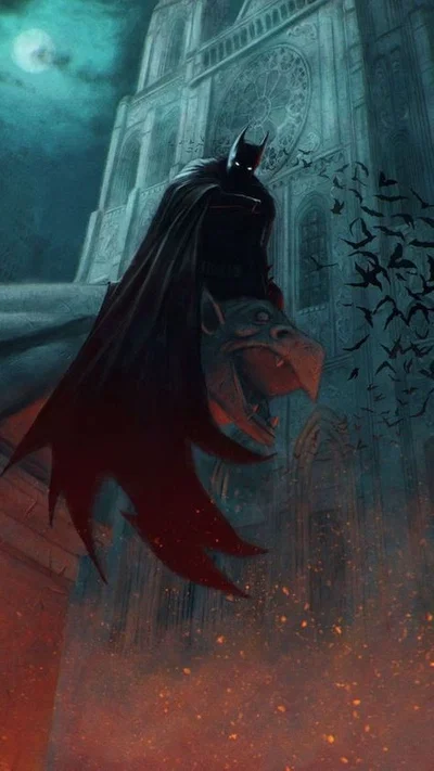 Mistaken for a gargoyle