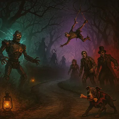 Bat Family Halloween Gauntlet 