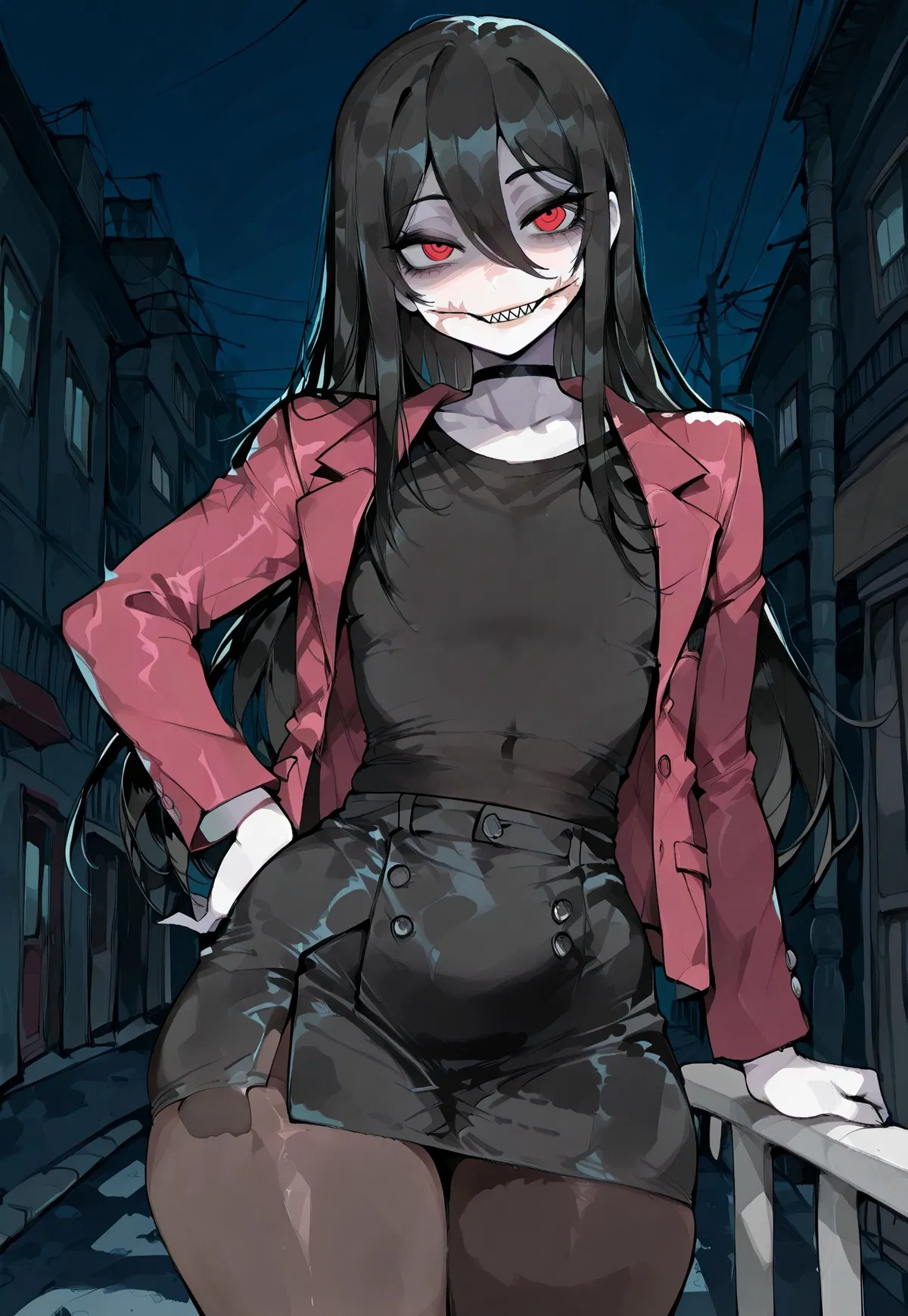 Kuchisake-Otoko | Femboy Kuchisake-Onna