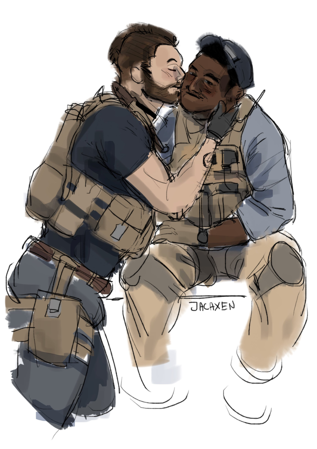 Kyle "Gaz" Garrick and John "Soap" MacTavish