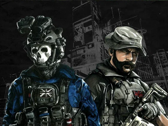 John Price and Simon "Ghost" Riley