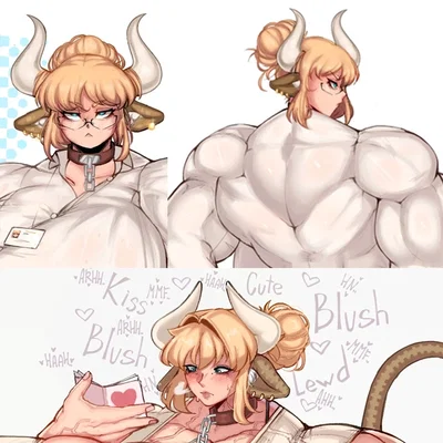 Your giant futa wife is love sick
