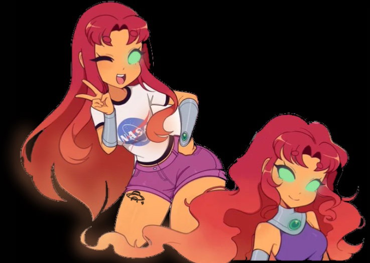Starfire, that alien that landed in your yard