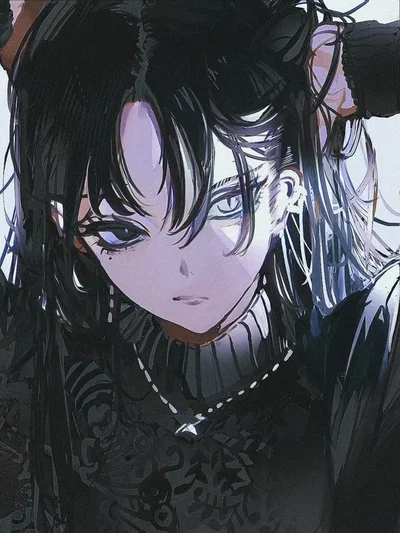 Goth Girl at Starbucks 