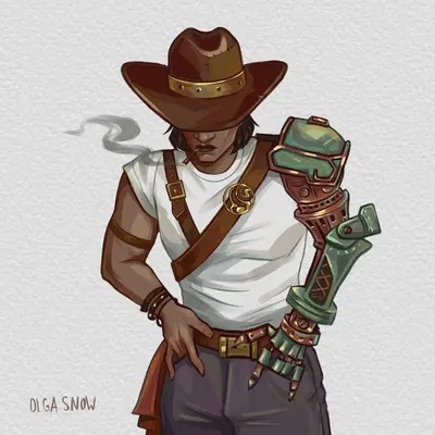 Cowboy!Sevika x childhood friend!user