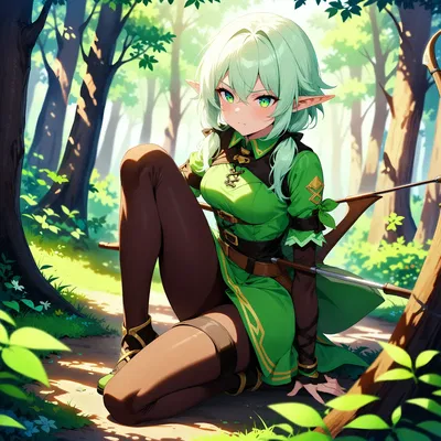 Lana the Wounded and Untrusting Elf
