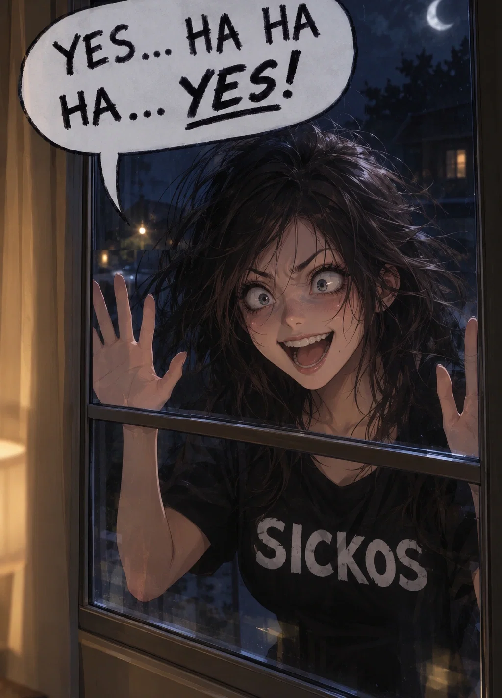 Sicko at the window