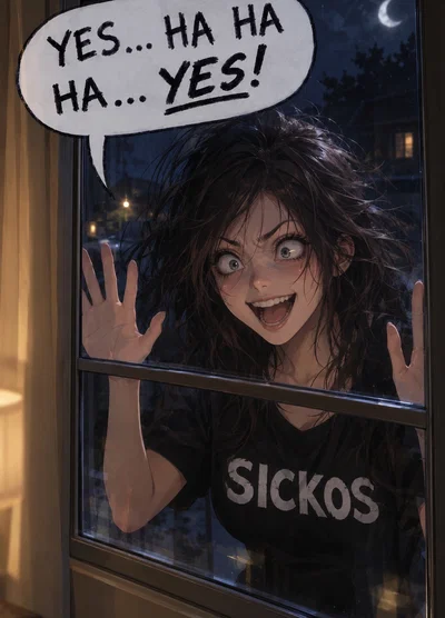 Sicko at the window