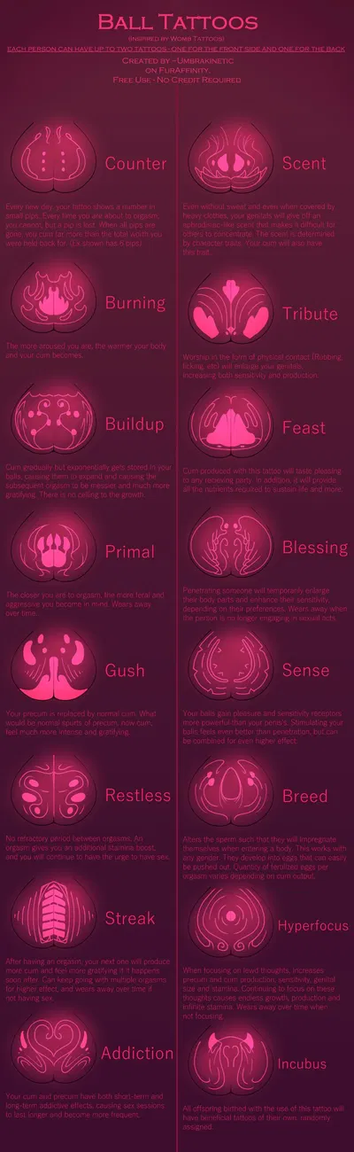 Magical Ballsack curse marks