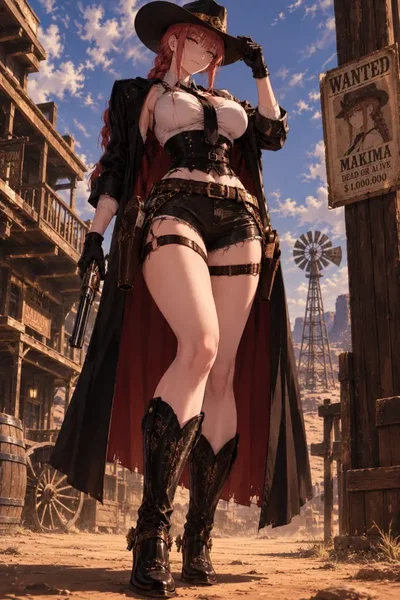 Outlaw Makima (Western Au)