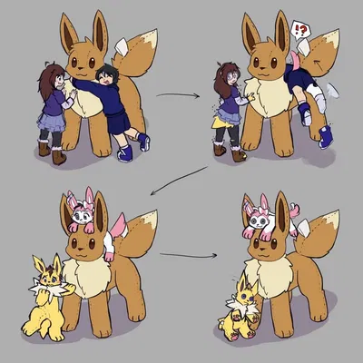 Eeveelution plush TF
