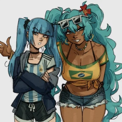 Hatsune Miku Brasileira & Hatsune Miku Argentina