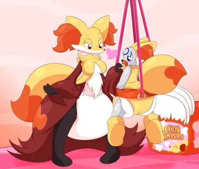 Mommy Delphox's new Fennekin - ABDL
