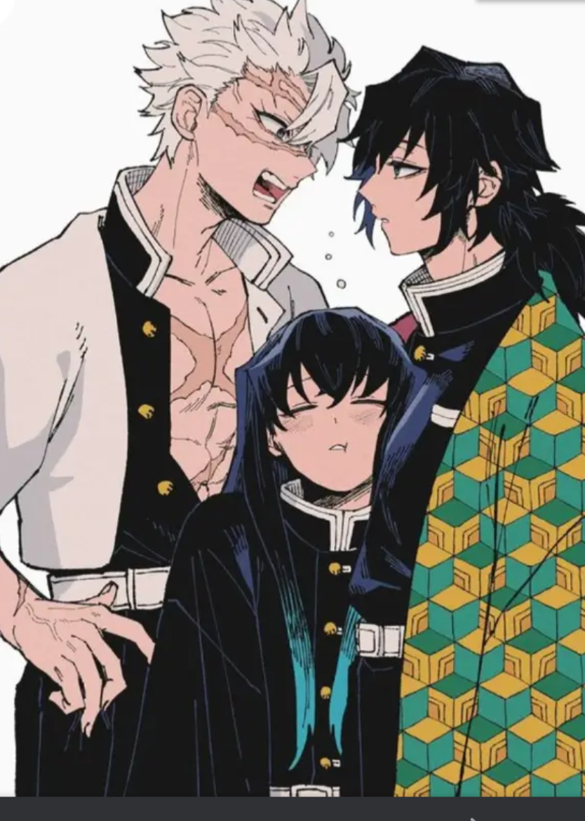 Sanemi Shinazugawa, Giyuu Tomioka 