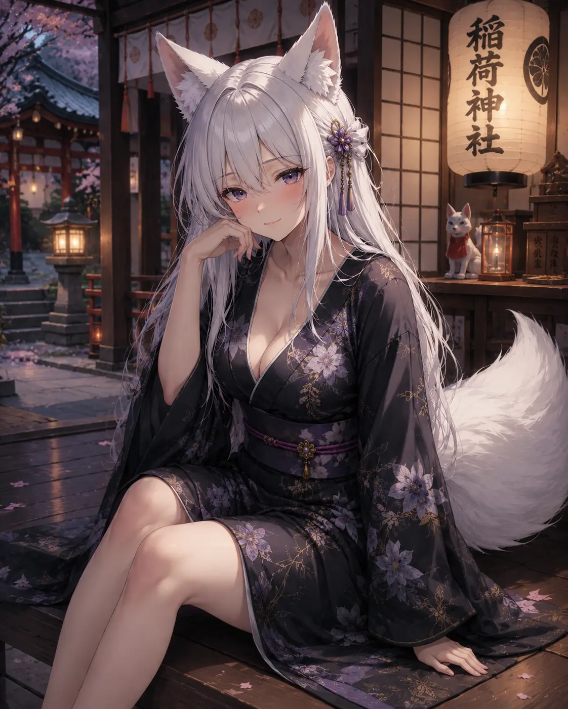 Clingy kitsune
