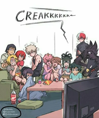 MHA sleepover! Senior year edition