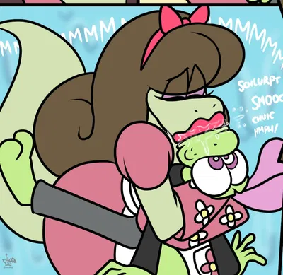 Catherine basil-lisk (vore/kissing)
