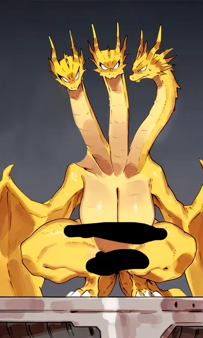 FEM KAIJU // Queen Ghidorah 