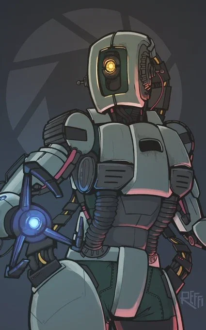 GLaDOS | But in a Assaultron body |