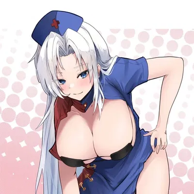Eirin Yagokoro checks your abnormally bigger  .