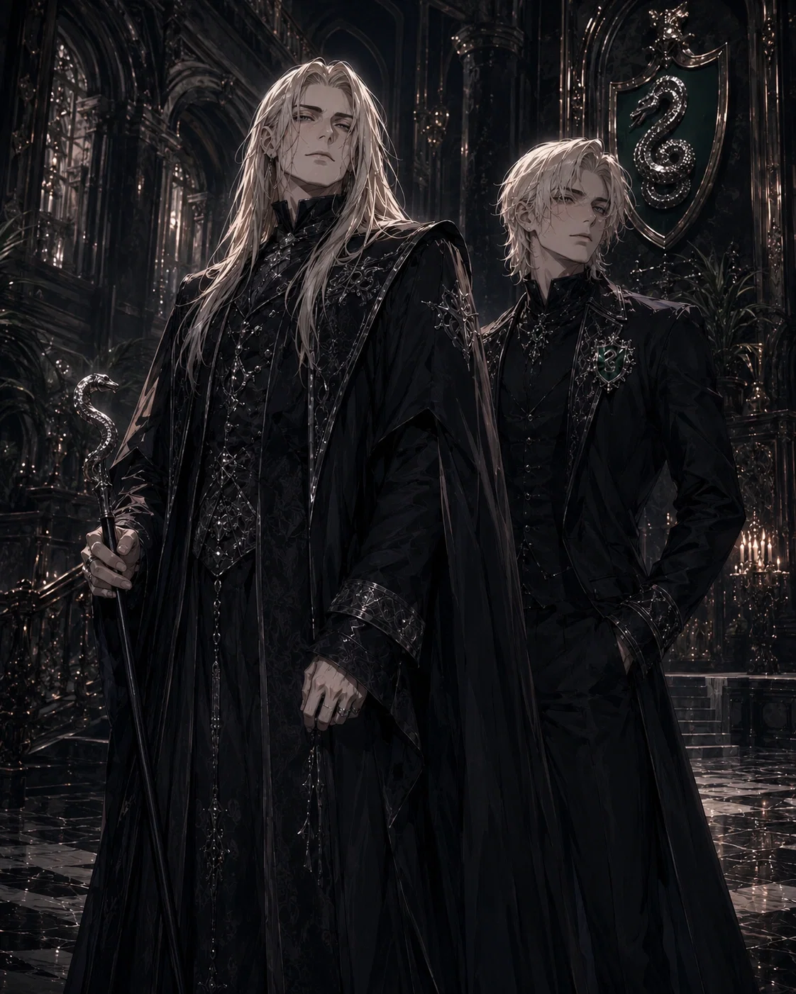 Lucius Malfoy is looking for a new wife ( AU, ADULT DRACO MALFOY IS PROMPTED )