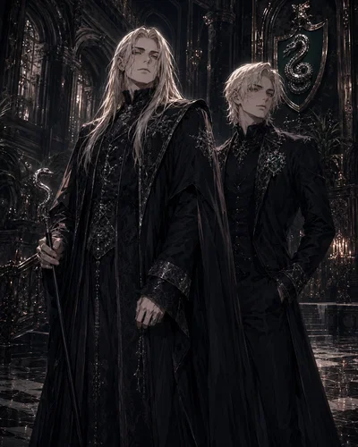 Lucius Malfoy is looking for a new wife ( AU, ADULT DRACO MALFOY IS PROMPTED )