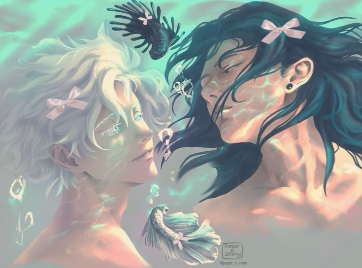 Satoru Gojo and Suguru Geto