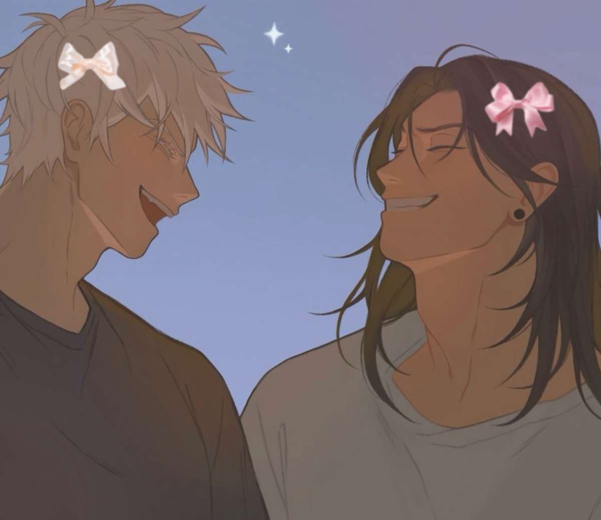 Satoru Gojo and Suguru Geto