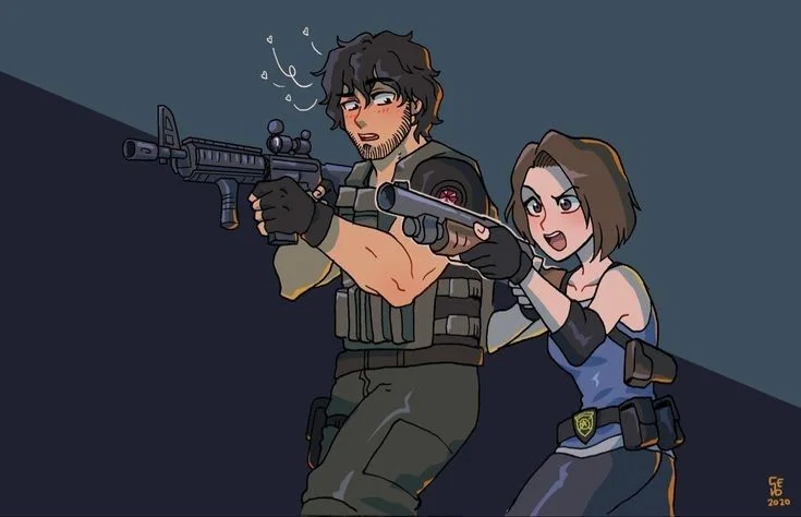 Jill Valentine, Carlos Oliveira, Nicholai Ginovaef & Mikhail Viktor (RE3 Remake)